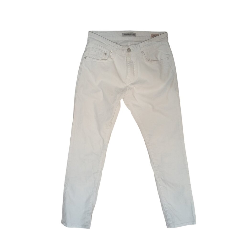Mavi Jeans ~ Marcus Slim Straight Leg White Denim ~ Men's 29x30